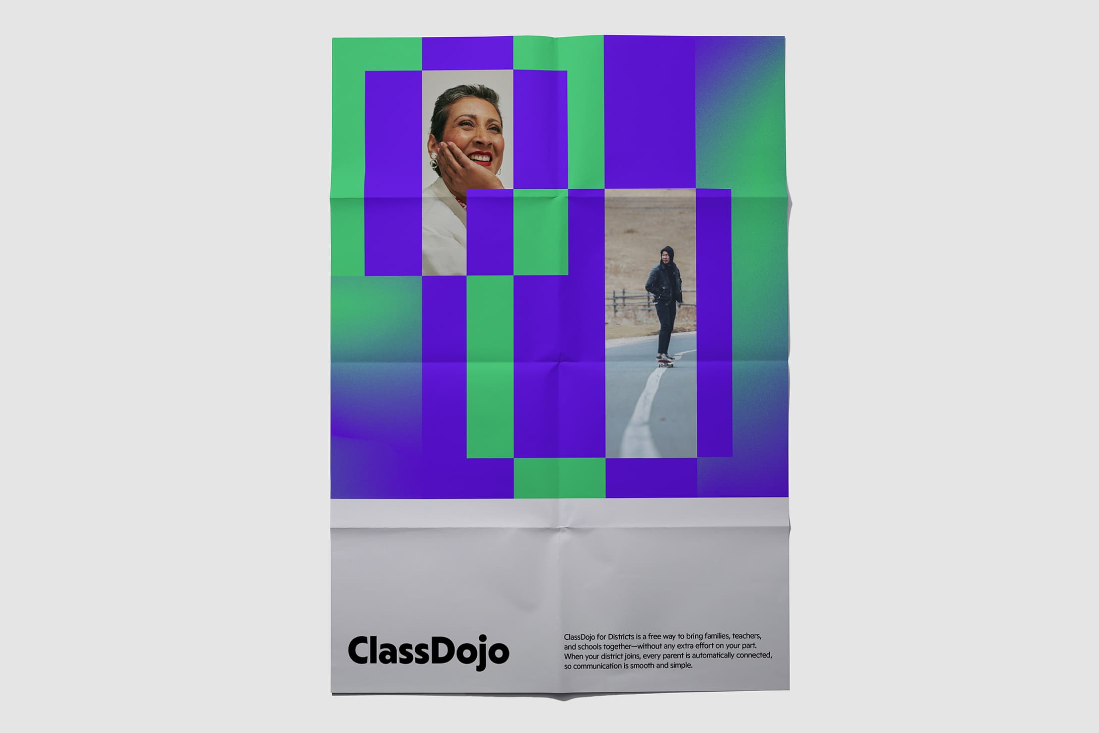 ClassDojo For Districts poster mockup