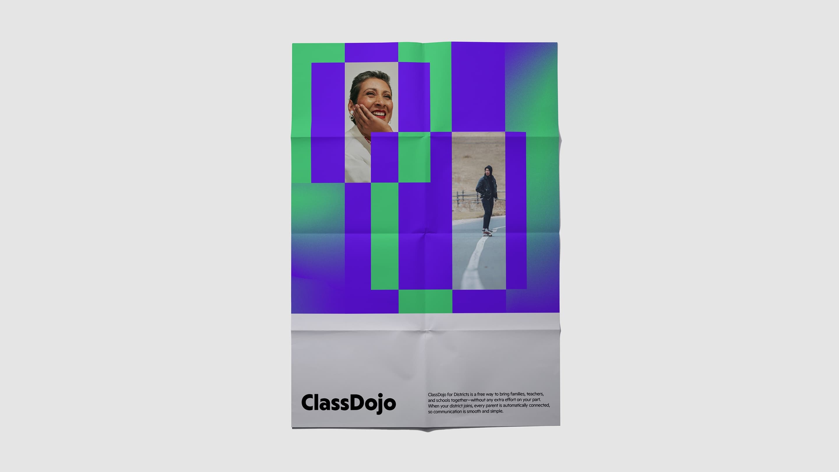 ClassDojo For Districts poster mockup